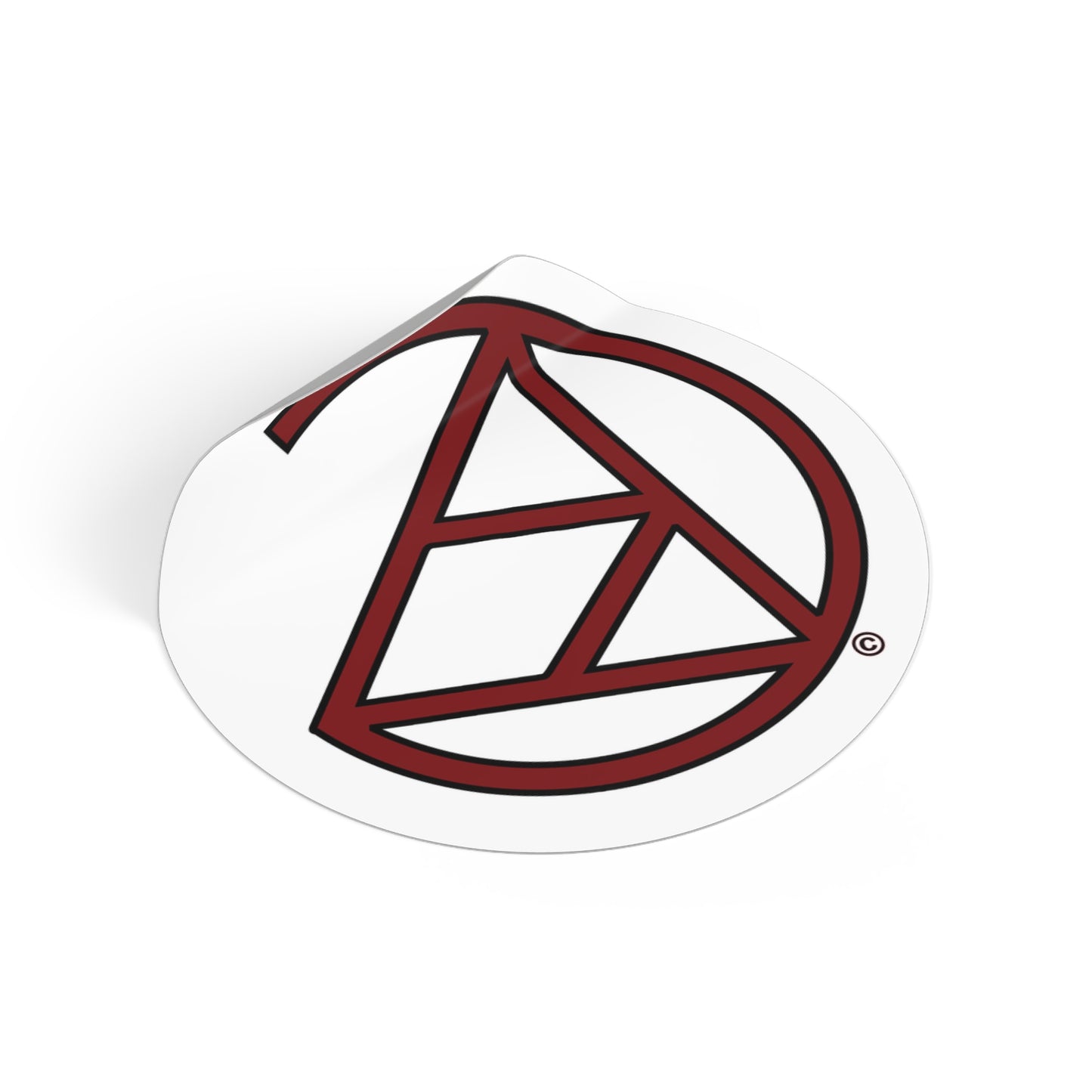 ANDA Logo • Round Vinyl Stickers