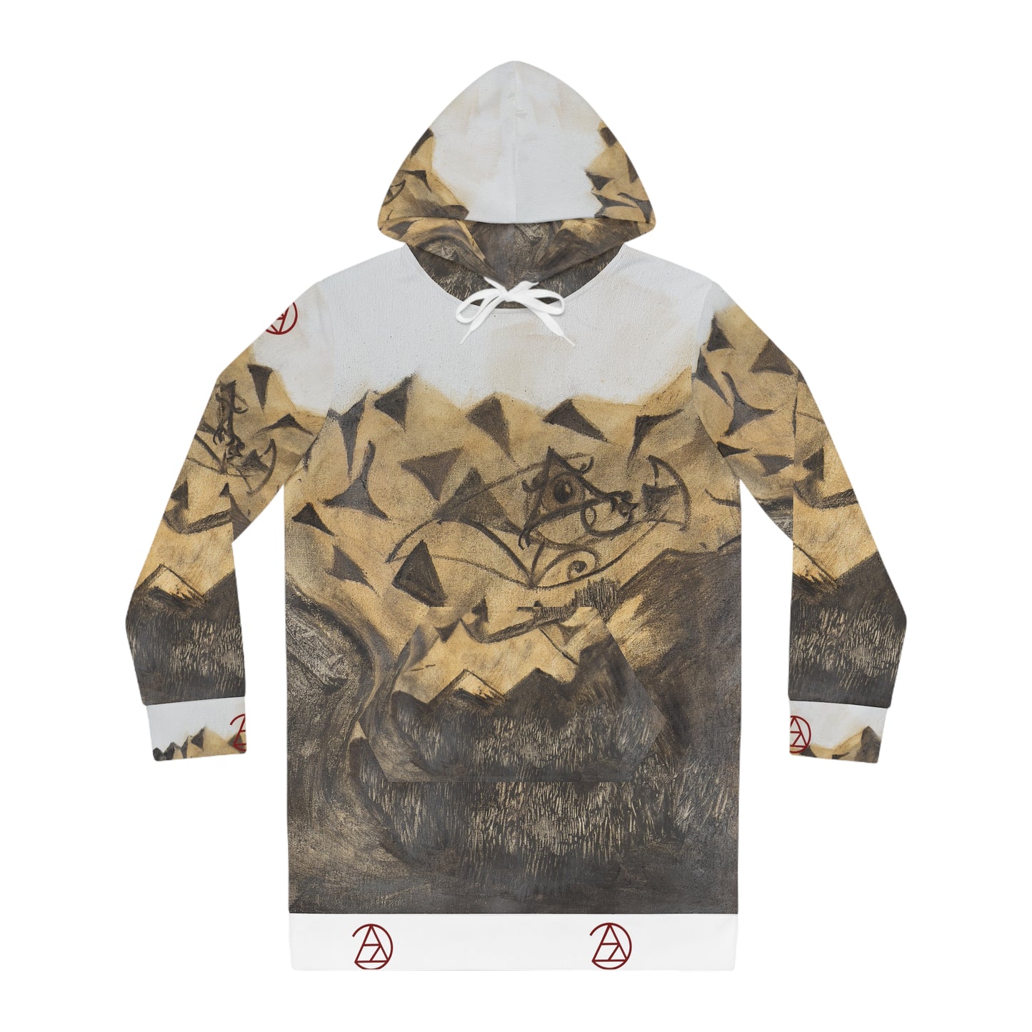 Mountain Man • Origin • Women's Hoodie Dress (AOP)