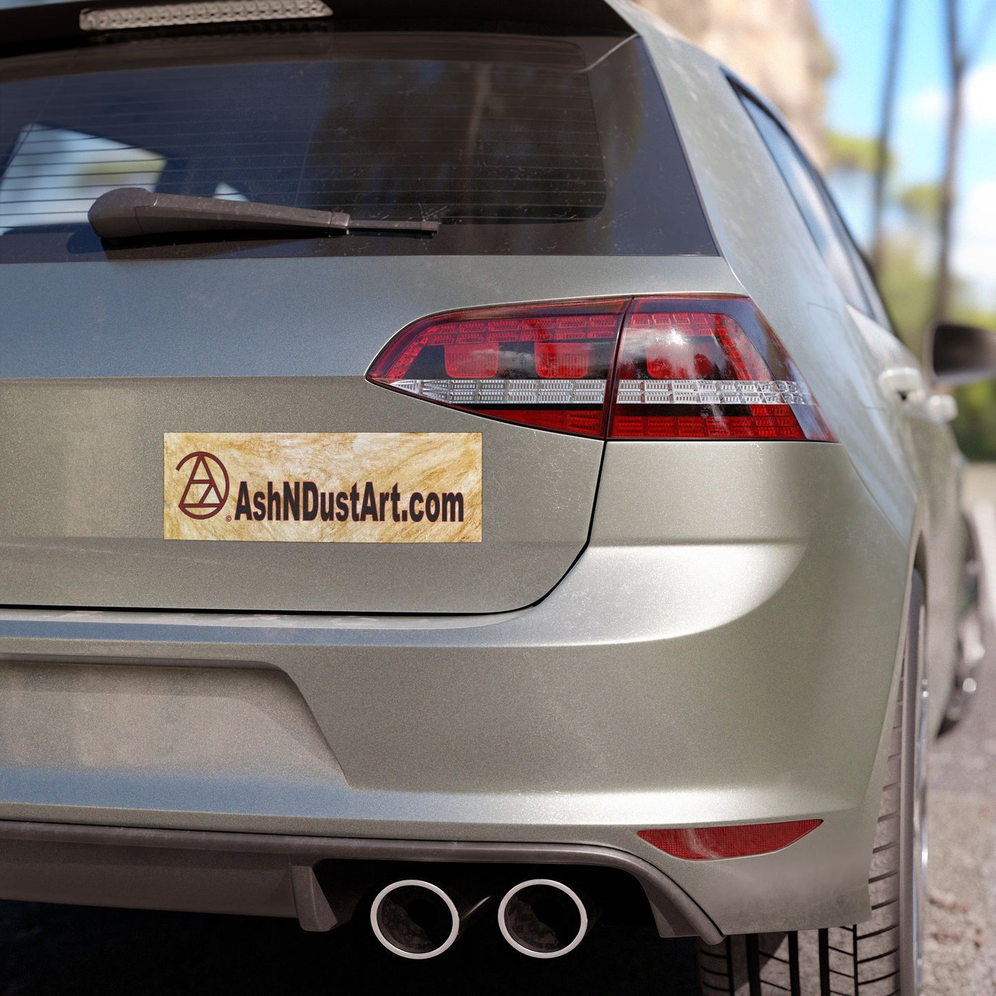 Ash N Dust Art • Crossroads • Car Magnet