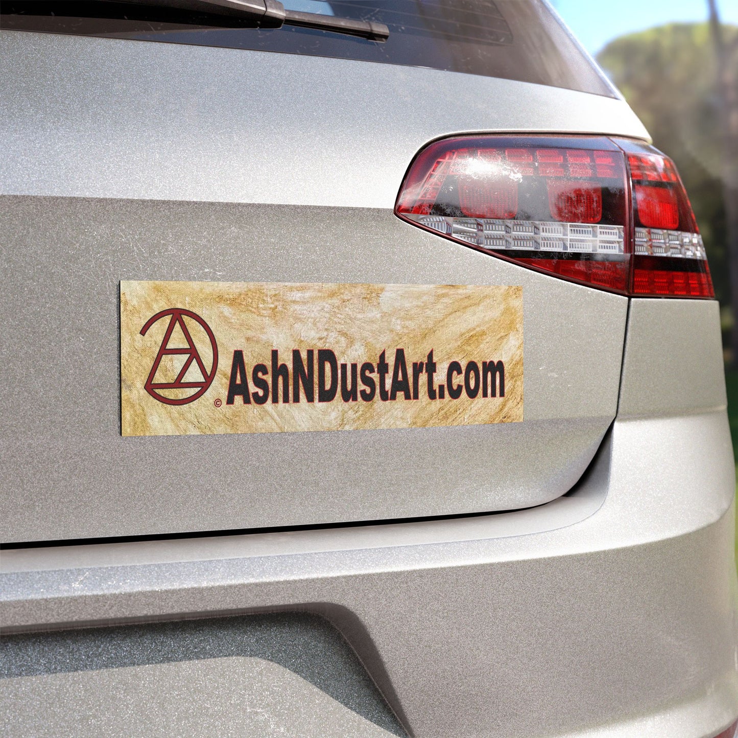 Ash N Dust Art • Crossroads • Car Magnet