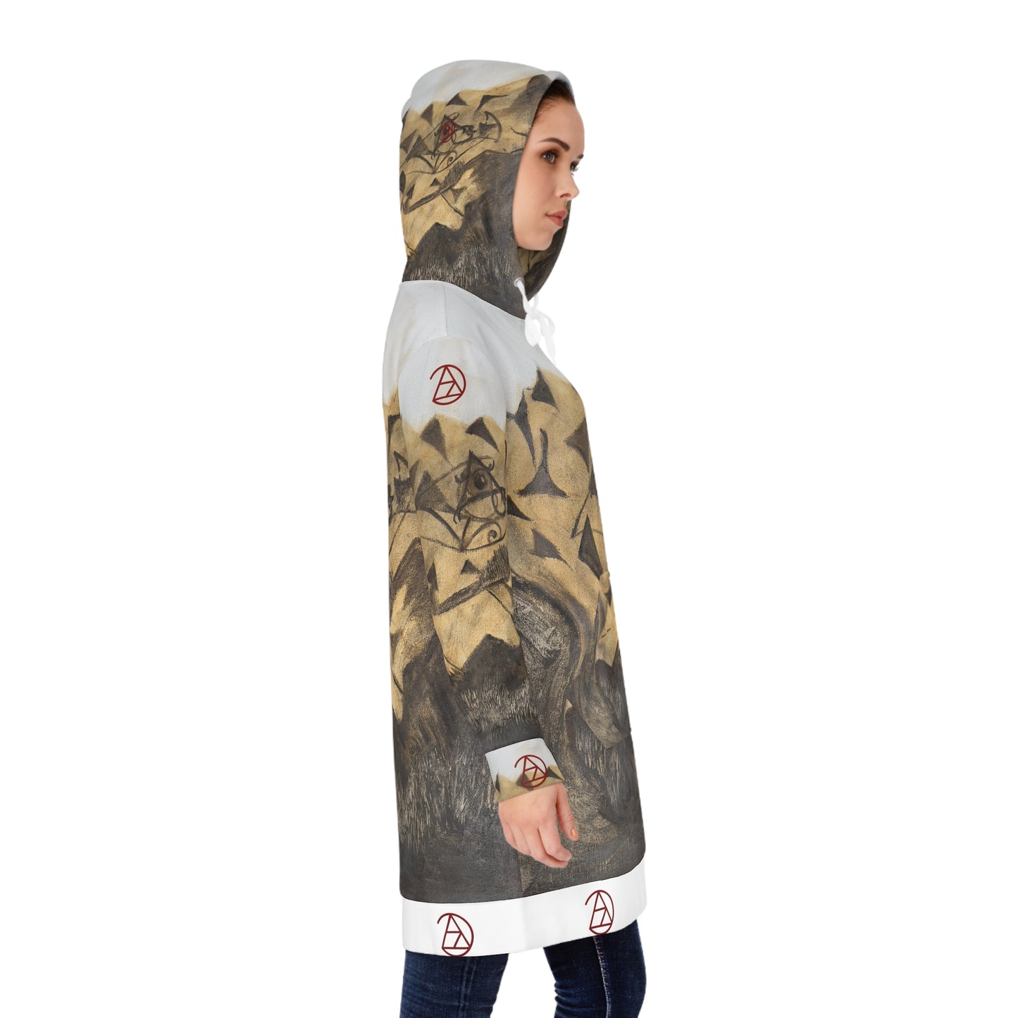 Mountain Man • Origin • Women's Hoodie Dress (AOP)