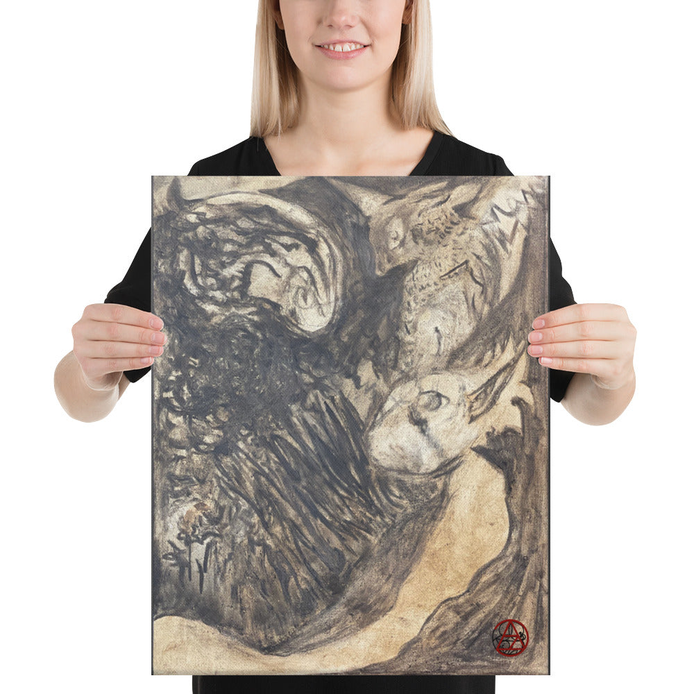 Creatures Gather • Dawn • Canvas